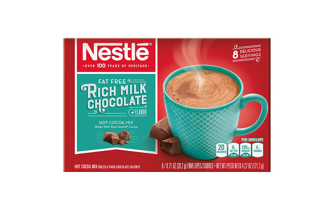 Nestle Hot Cocoa Mix, Rich Milk Chocolate Flavour   Box  121.2 grams